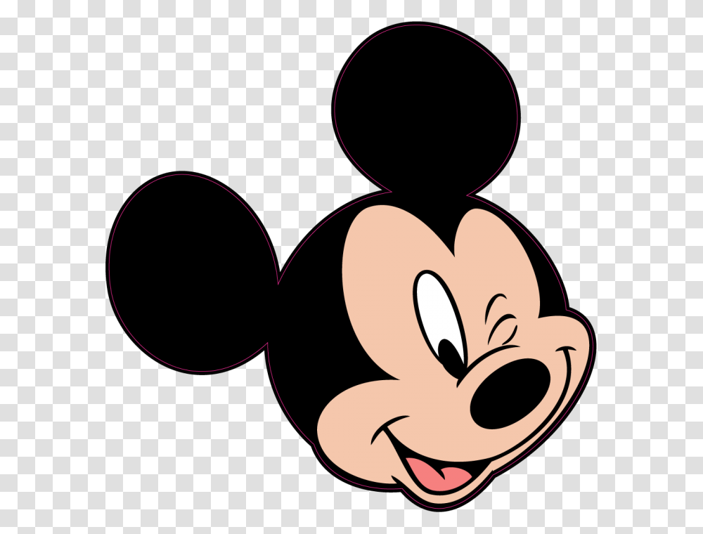 Minnie Wink Drawing Clip Mickey Mouse Winky Face, Animal, Alphabet, Cat Transparent Png