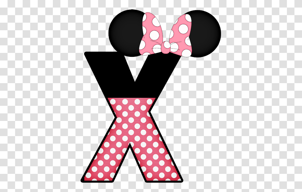 Minnie X Mice Disney Letters And Scrapbook, Texture, Polka Dot, Tie, Accessories Transparent Png
