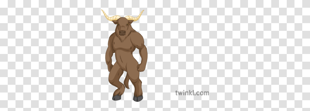 Minotaur Geography Monster Mythical Creature Folklore Secondary Supernatural Creature, Animal, Mammal, Bull, Cattle Transparent Png