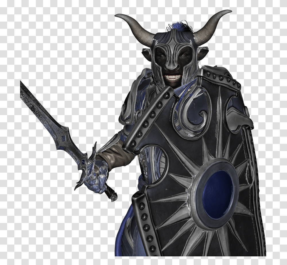 Minotaur In Armor, Person, Human, Knight, Alien Transparent Png