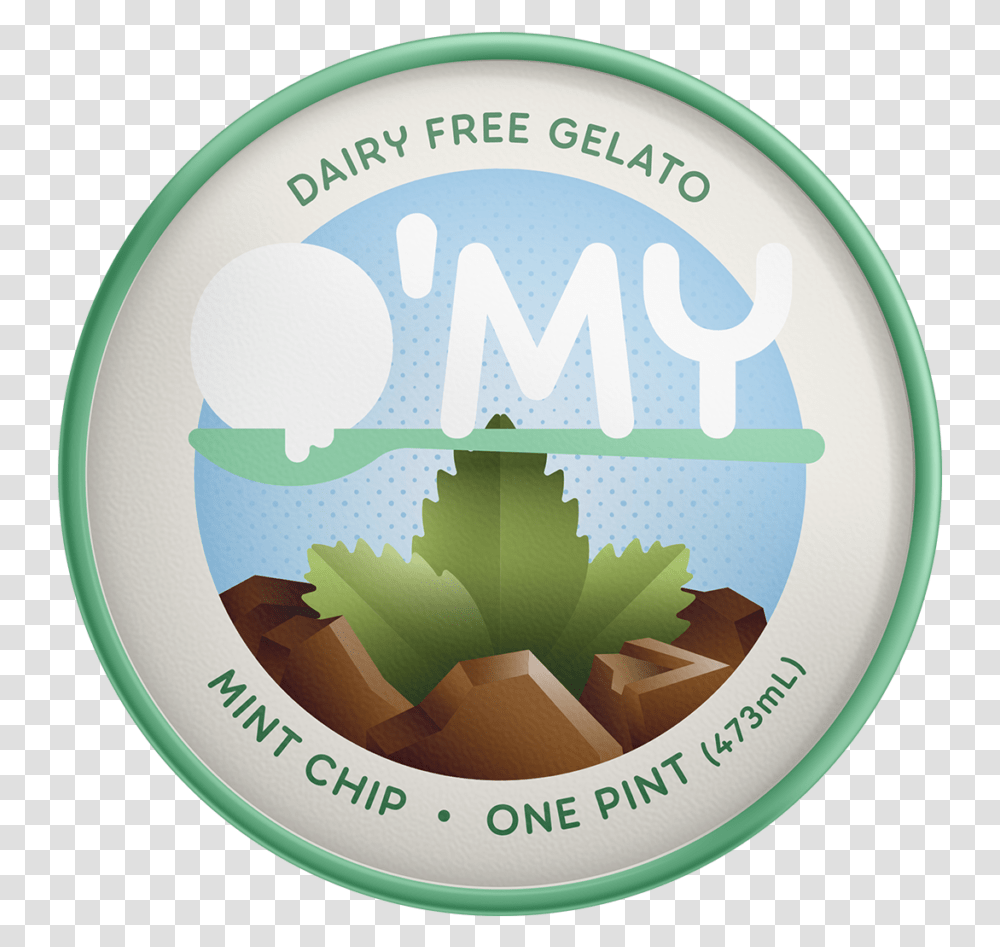 Mint Chip Container Lid Circle, Logo, Trademark, Badge Transparent Png