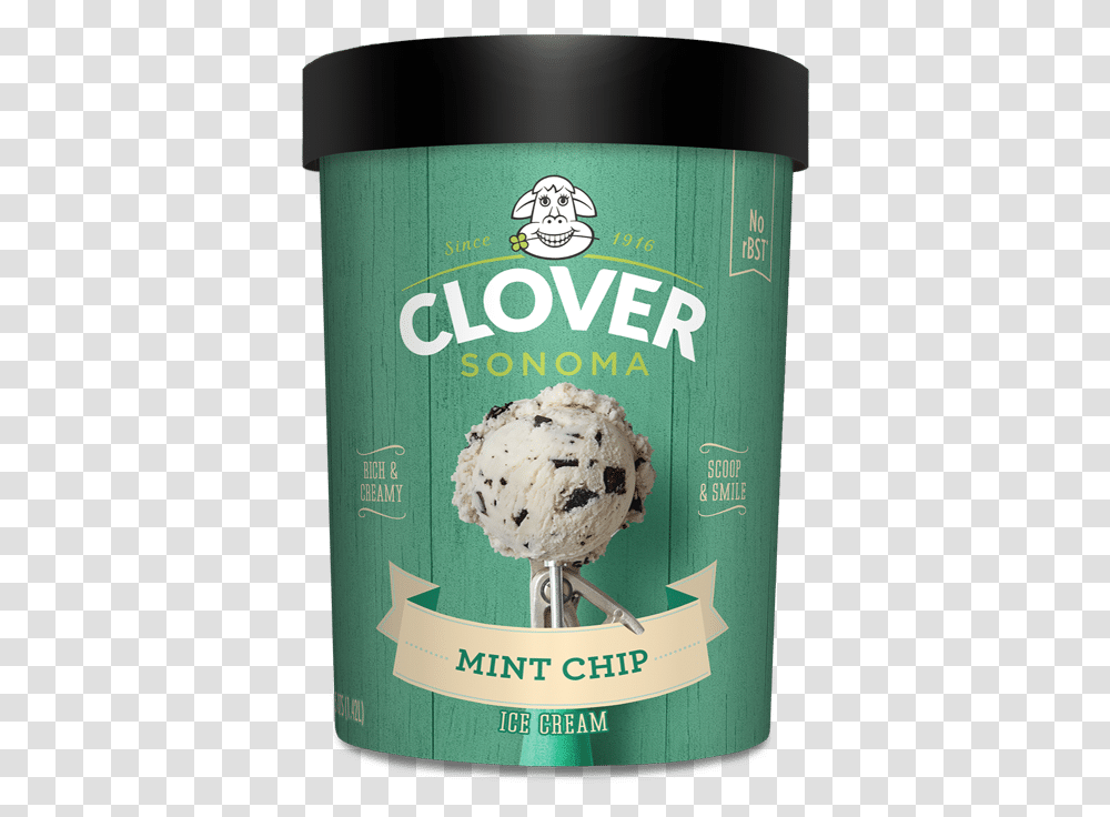 Mint Chocolate Chip Ice Cream Clipart Clover Mint Chip Ice Cream, Bird, Animal, Food, Tin Transparent Png