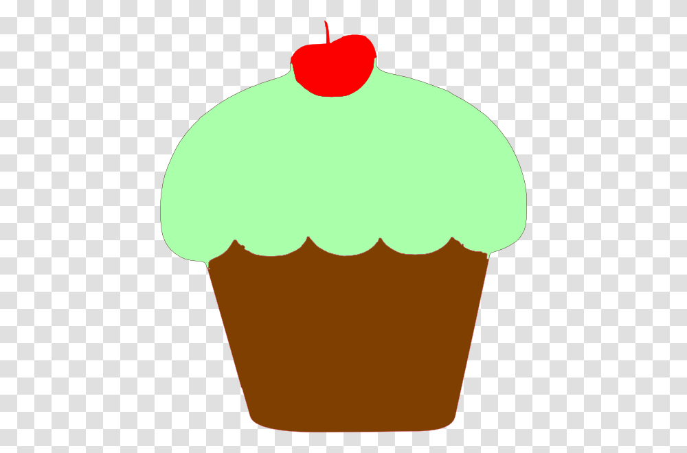 Mint Cupcake Clip Art, Cream, Dessert, Food, Creme Transparent Png
