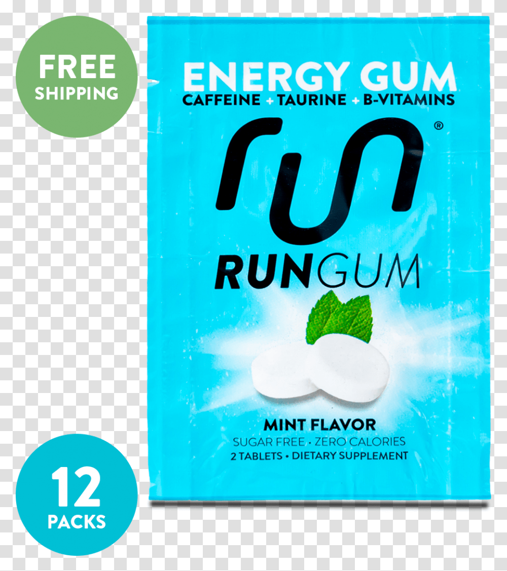 Mint Energy Gum Fresh, Food, Flyer, Poster, Paper Transparent Png