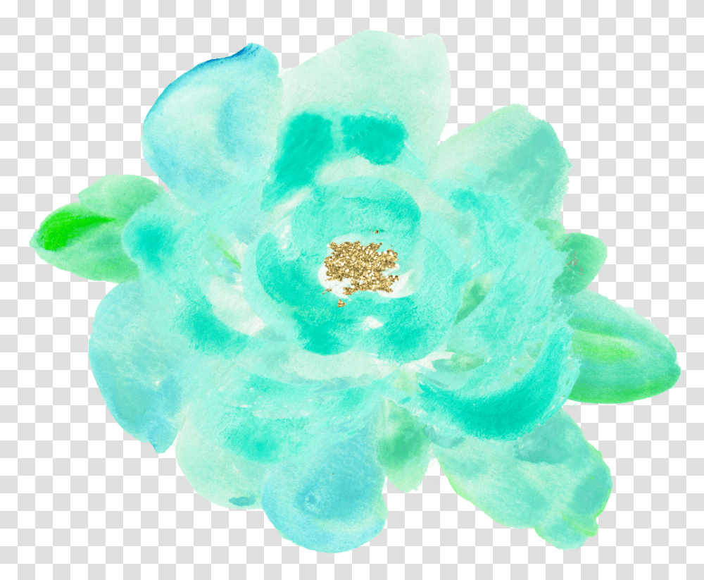 Mint Gold Green Flowers, Crystal, Jewelry, Accessories, Mineral Transparent Png