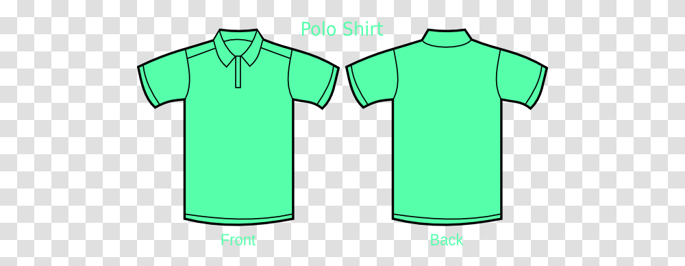 Mint Green Polo Shirt Clip Art Polo T Shirt Light Green Shirt Template, Clothing, Apparel, T-Shirt Transparent Png