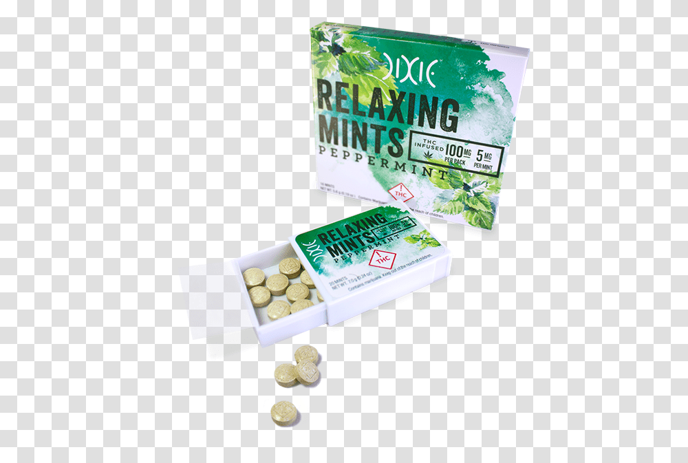 Mints 100mg Relaxing Coin, Flyer, Poster, Paper, Advertisement Transparent Png