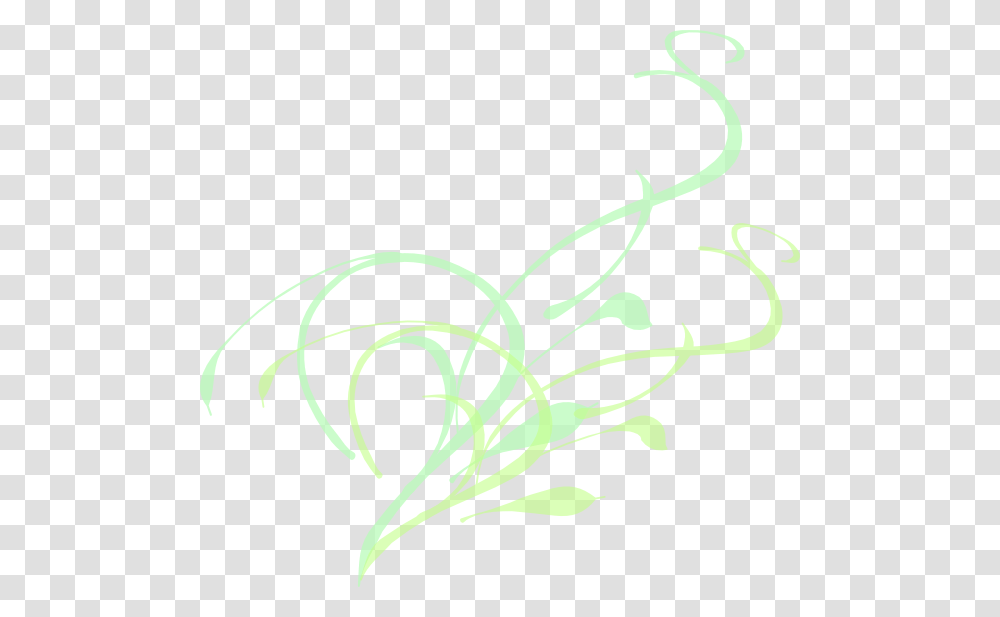 Minty Swirl Decorative Clip Art, Floral Design, Pattern, Green Transparent Png