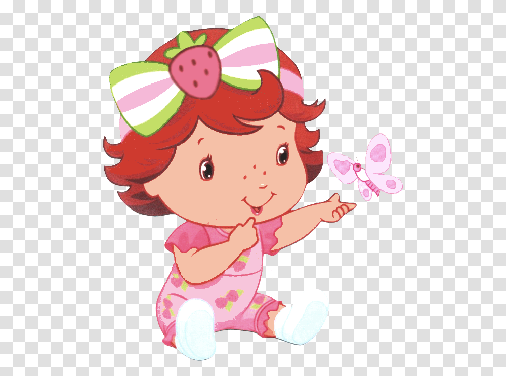 Minus Strawberry Baby Strawberry Shortcake Baby Images Strawberry Shortcake Cartoon Fresita, Cupid, Person, Human, Rattle Transparent Png