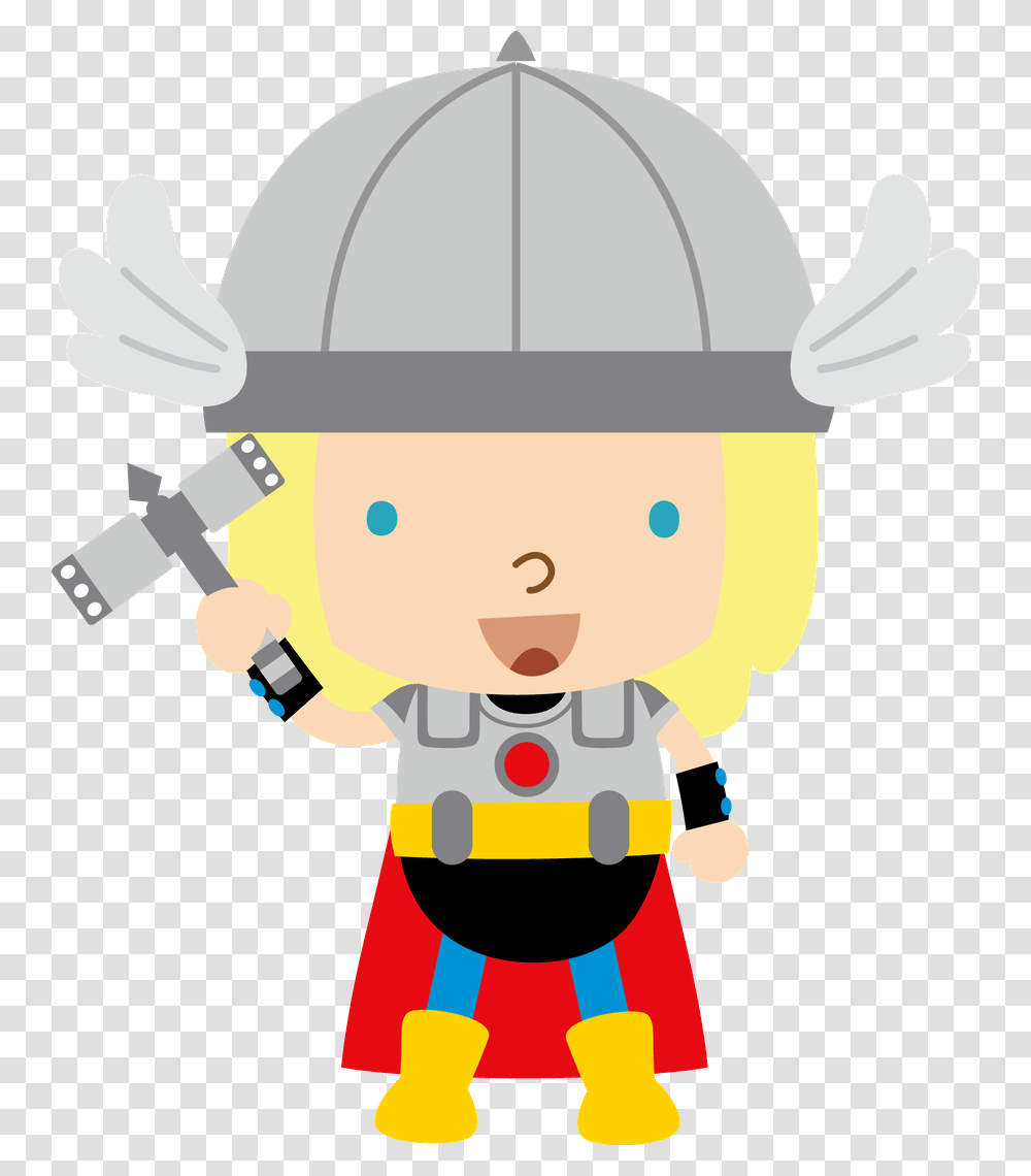 Minus Superhero Clipart Superhero Birthday Party Baby Cute Thor, Performer, Costume, Face, Toy Transparent Png
