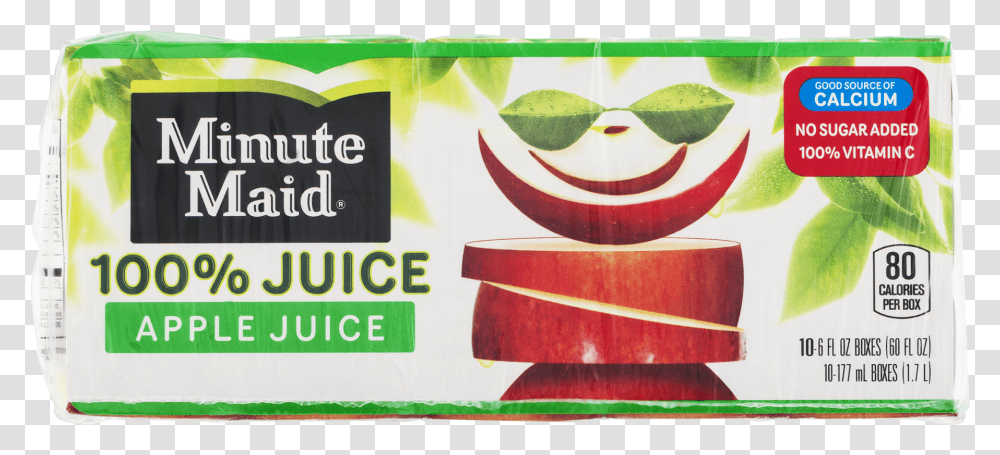 Minute Maid Apple Juice 6 Fl Minute Maid Apple Juice Boxes, Advertisement, Text, Label, Billboard Transparent Png