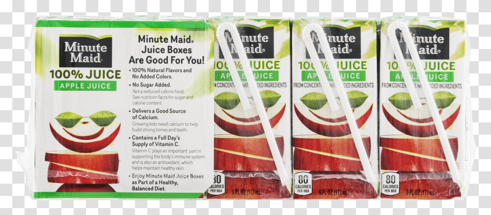 Minute Maid Apple Juice Box Walmart, Poster, Advertisement, Flyer, Paper Transparent Png