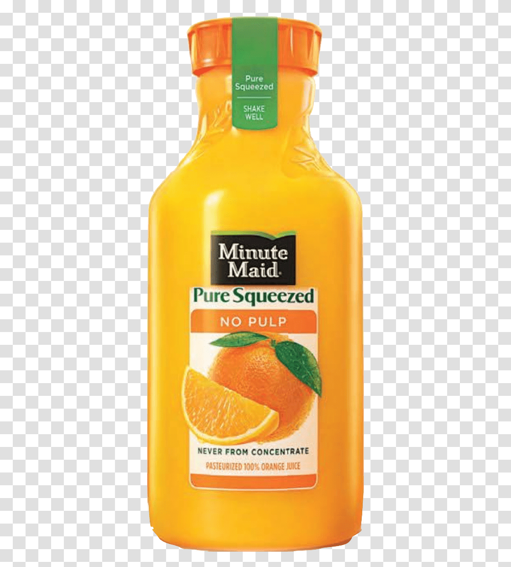 Minute Maid Cce Med Download Minute Maid Orange Juice No Pulp, Beverage, Drink, Bottle, Ketchup Transparent Png