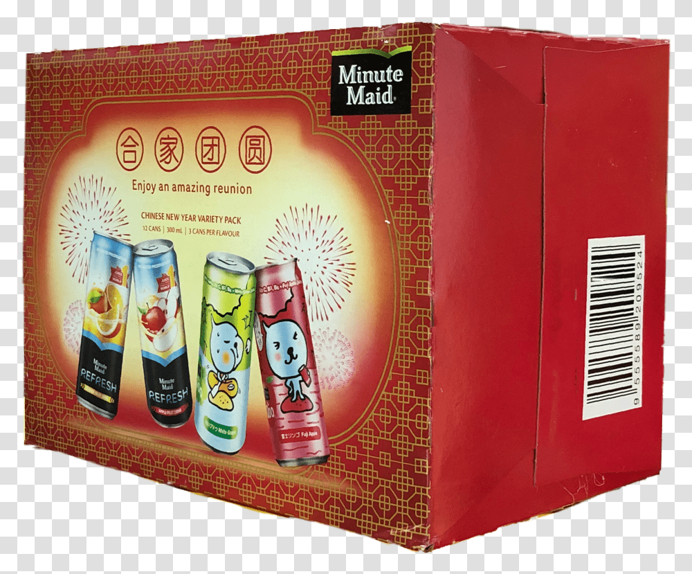Minute Maid Cny Variety Pack 12x300mlTitle Minute Promo On Pack Beverages Transparent Png