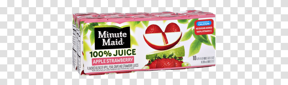 Minute Maid Logo, Plant, Food, Strawberry, Fruit Transparent Png
