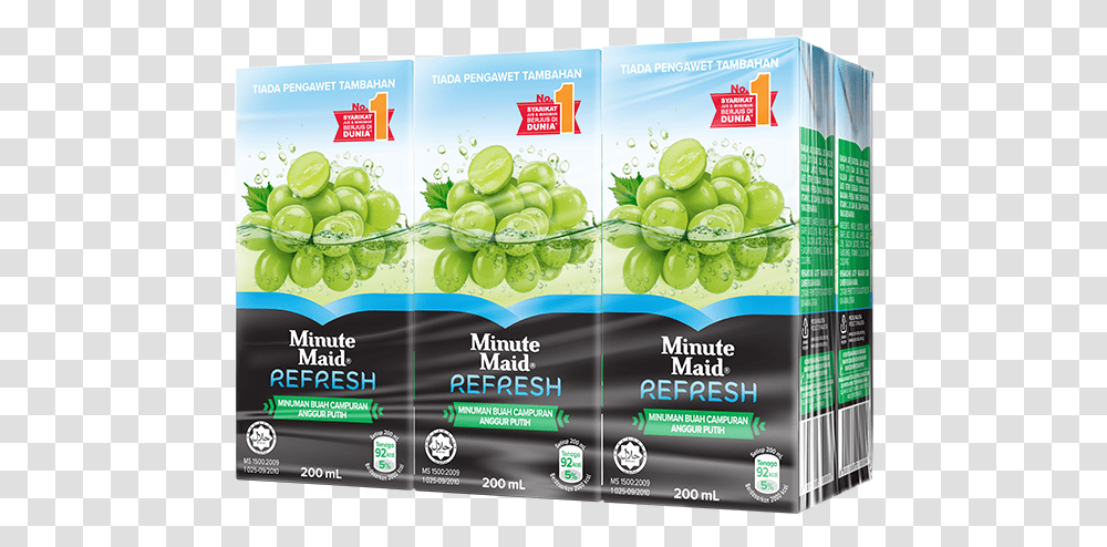 Minute Maid Refresh White Grape, Advertisement, Flyer, Poster, Paper Transparent Png