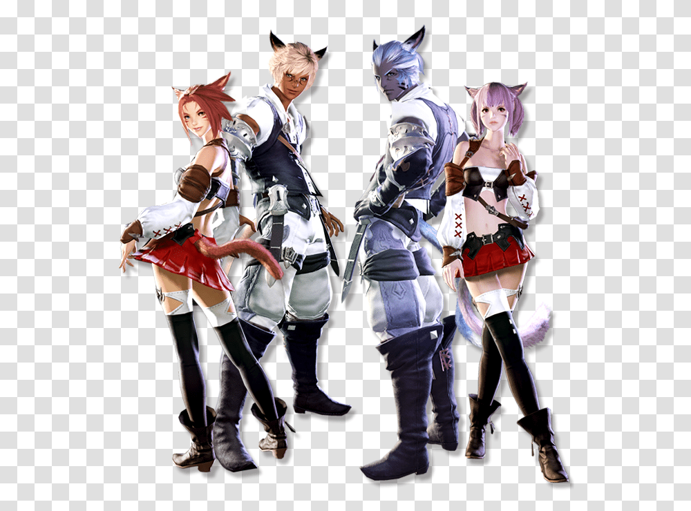 Miqote Cg Final Fantasy Miqo Te, Person, Costume, People Transparent Png