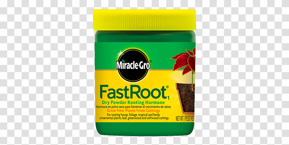 Miracle Gro Fastroot Dry Powder Rooting Hormone Jar Packaging And Labeling, Plant, Vase, Pottery, Potted Plant Transparent Png