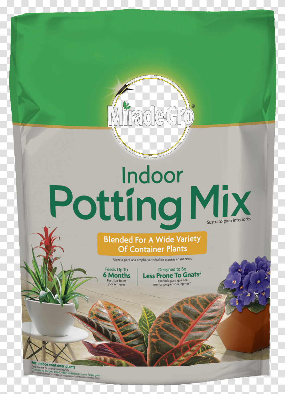 Miracle Gro Indoor Potting MixClass Miracle Gro Indoor Potting Mix, Plant, Food, Fruit, Beverage Transparent Png