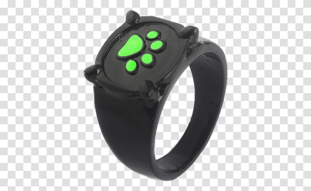 Miraculous Cat Noir Pawprint Ring Black Cat Ring, Accessories, Accessory, Wristwatch, Jewelry Transparent Png