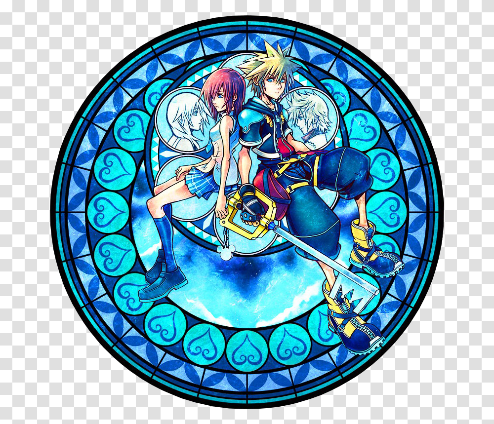 Miraculous Maku Kingdom Hearts 2 Stained Glass, Painting Transparent Png