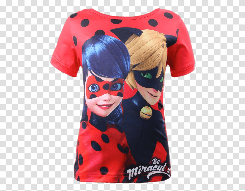 Miraculous T Shirt Cat Noir And Ladybug Miraculous T Shirts, Sunglasses, Person, Comics Transparent Png