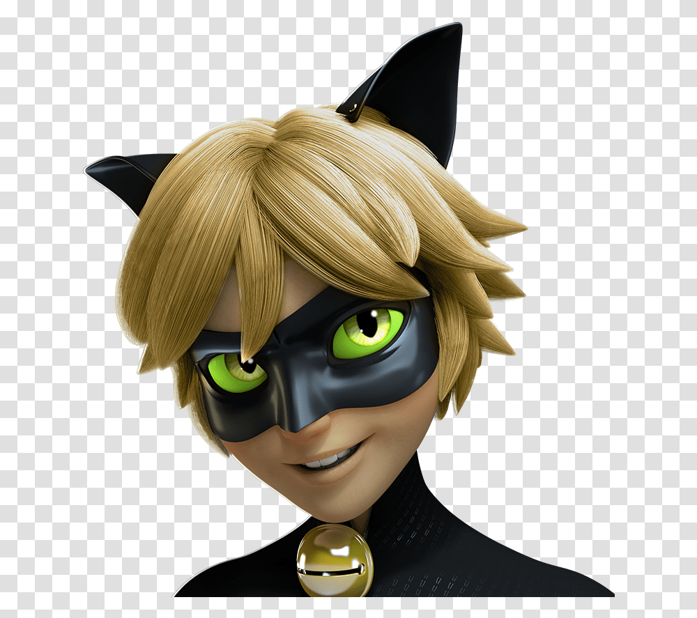 Miraculous Tales Of Ladybug And Cat Noir Season 2 Promo Chat Noir Adrien Miraculous Ladybug, Person, Human, Figurine, Head Transparent Png