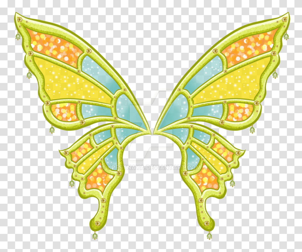 Miranda Enchantix Wings, Pattern, Floral Design Transparent Png