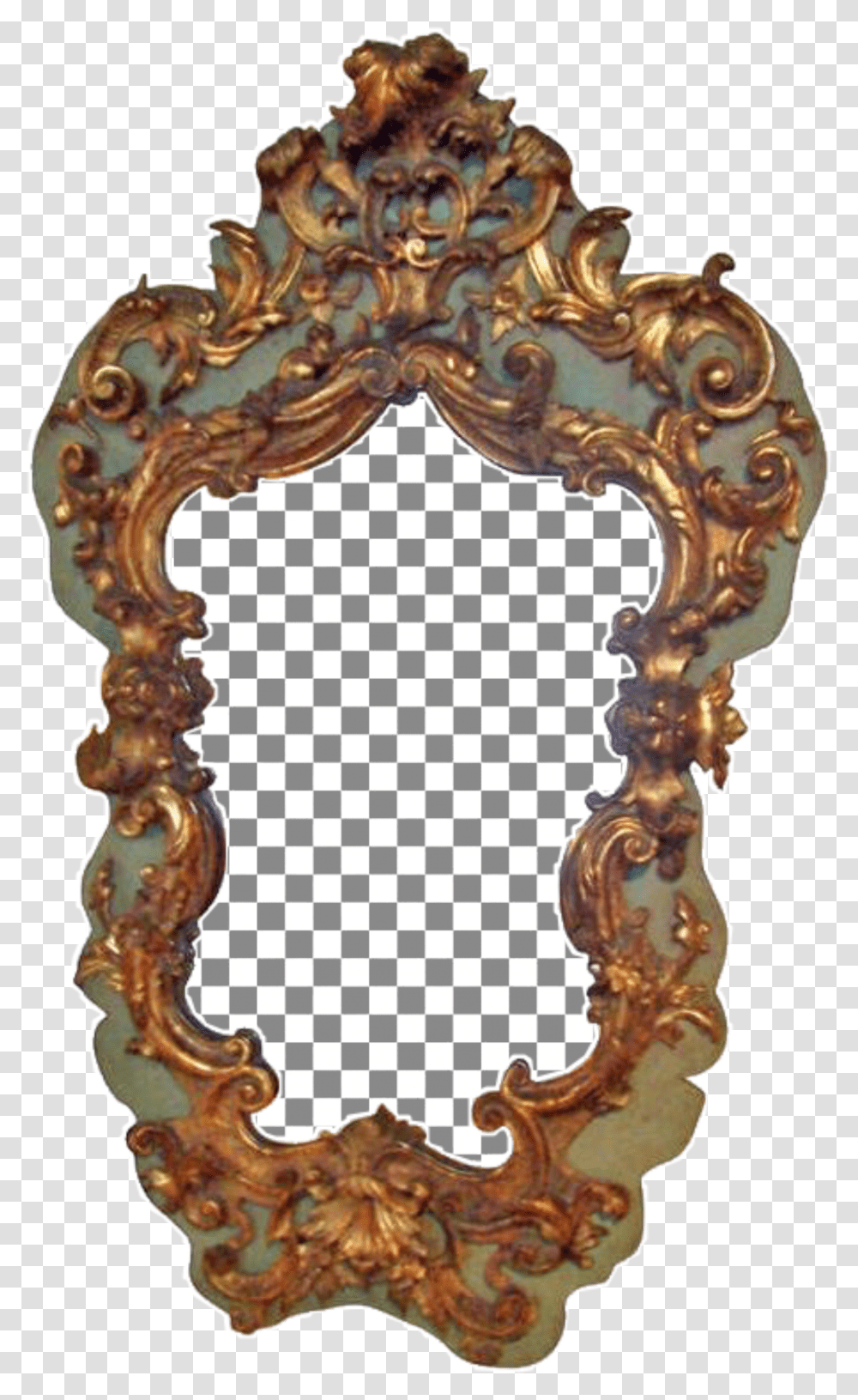 Mirror Aesthetic Vintage Overlay Aestheticmirror Italian Rococo Venetian Mirror Transparent Png