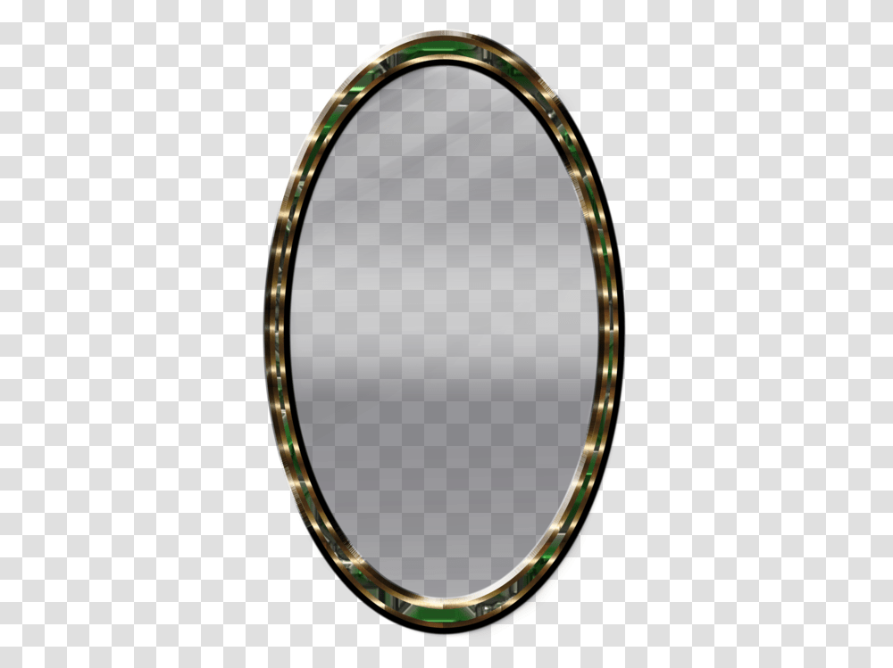 Mirror Background Mirror, Oval Transparent Png