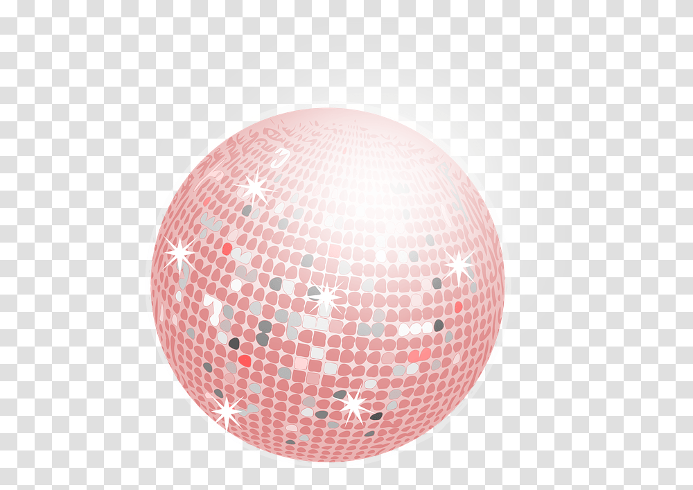 Mirror Ball Disco Mirror Glitter Pink Disco Ball, Sphere, Balloon, Light Transparent Png