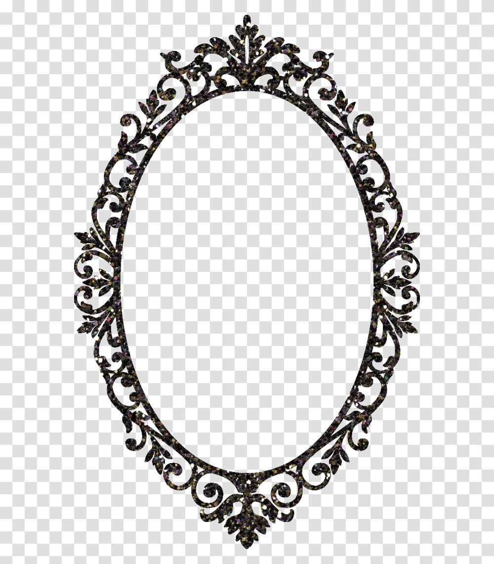 Mirror Clipart Ornamental Vector Frame Oval, Collage, Poster, Advertisement Transparent Png