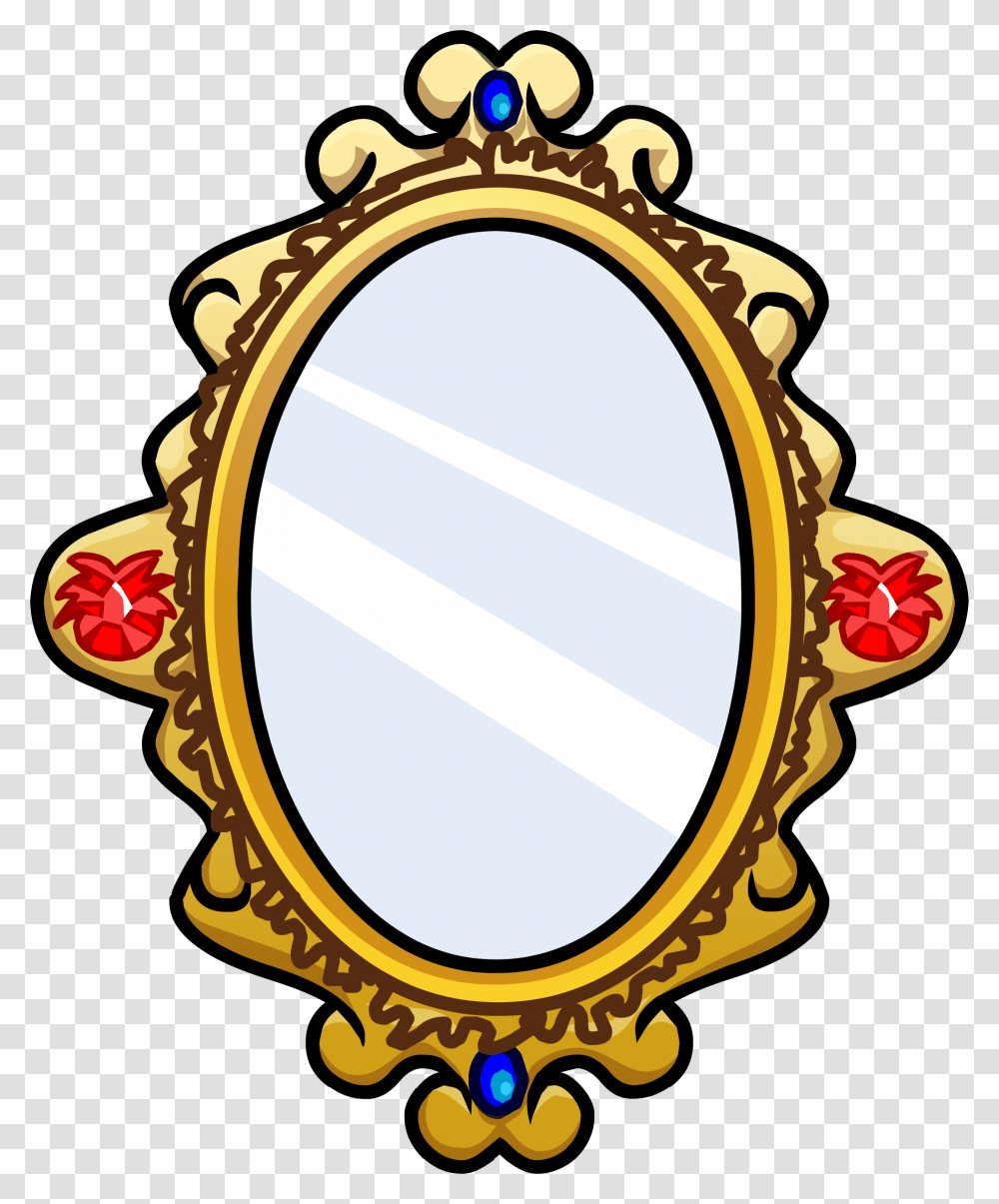 Mirror Clipart Pencil And In Color Mirror Wall Mirror, Oval Transparent Png