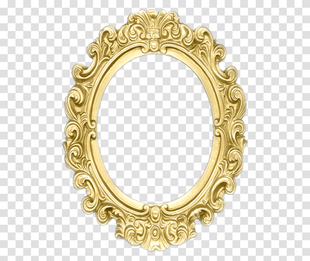 Mirror Clipart Printable Hand Gold Mirror Frame, Oval, Gate Transparent Png