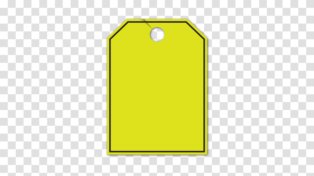 Mirror Hang Tags Border Fluorescent Yellow, Mailbox, Letterbox Transparent Png