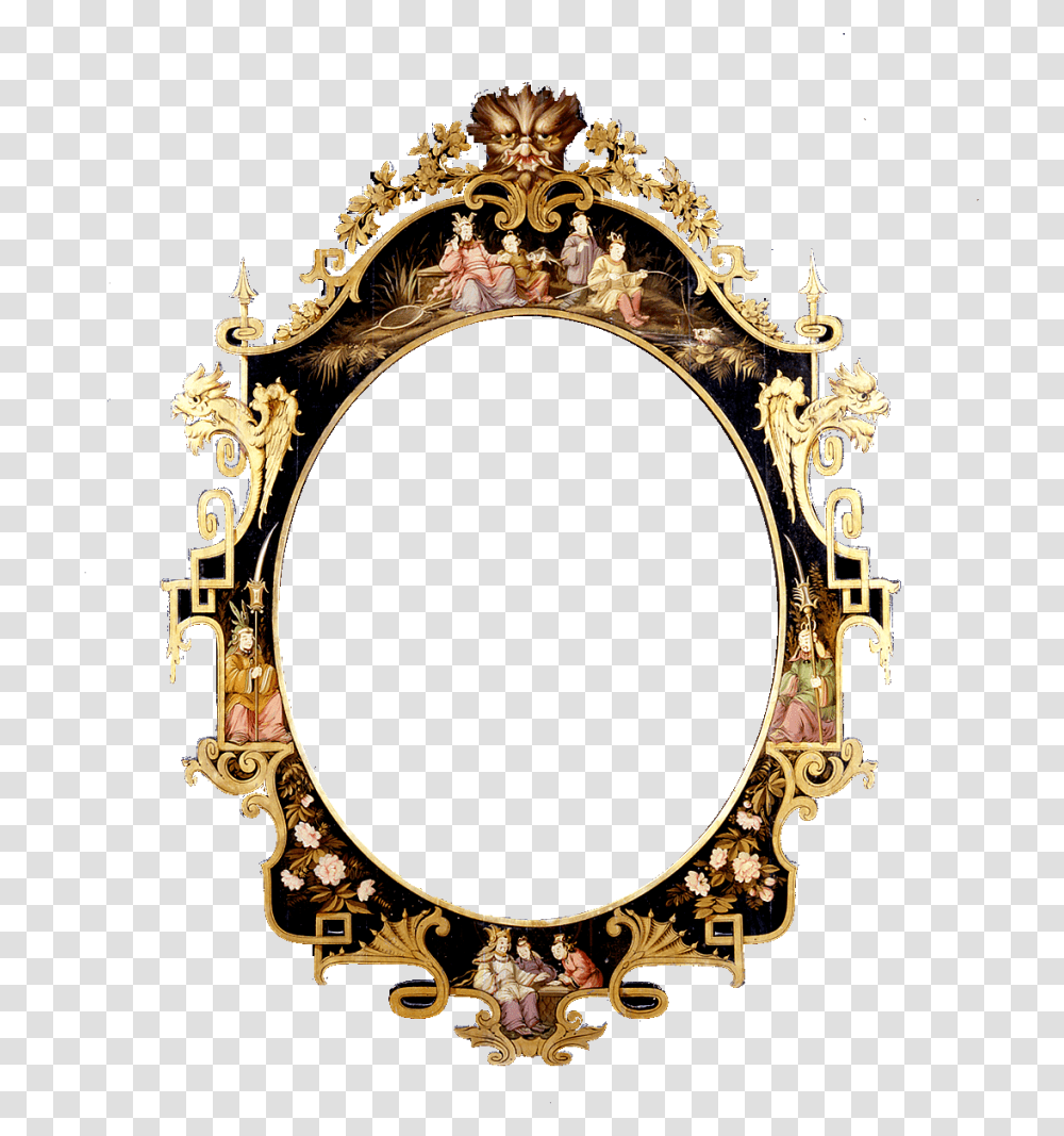 Mirror Image Mirror, Oval Transparent Png