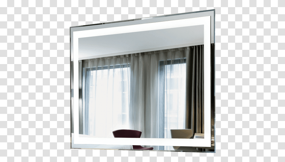 Mirror, Picture Window, Curtain, Furniture, Housing Transparent Png