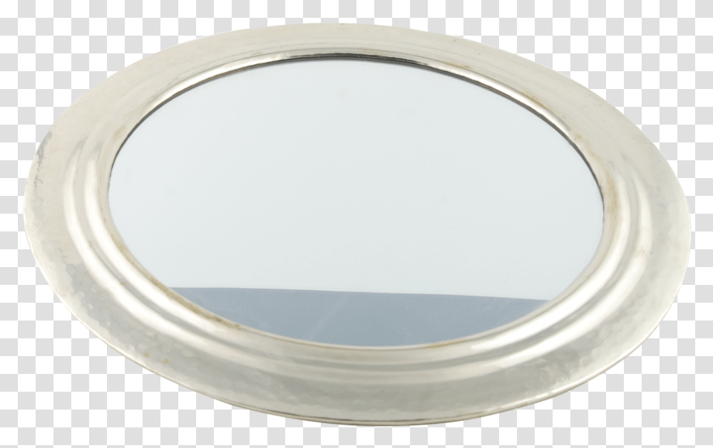 Mirror Round With Metal Frame Circle, Oval, Light Fixture, Window, Bathtub Transparent Png