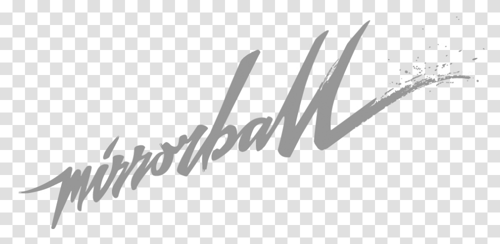 Mirrorball Logo, Label, Calligraphy, Handwriting Transparent Png