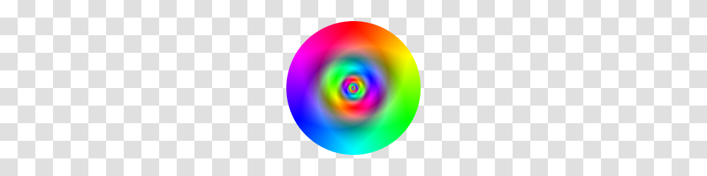 Mirrored Rainbow Vortex Circle, Disk, Pattern Transparent Png