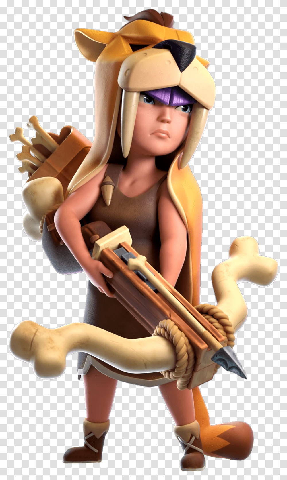 Misc Clash Of Clans Primal Queen, Figurine, Person, Human, Toy Transparent Png