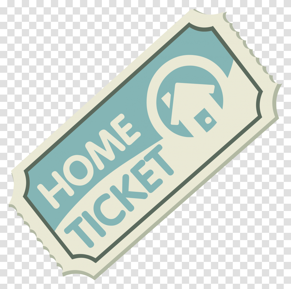 Misc Homestreet Ticket Clip Arts Ticket Home, Label, Sign Transparent Png