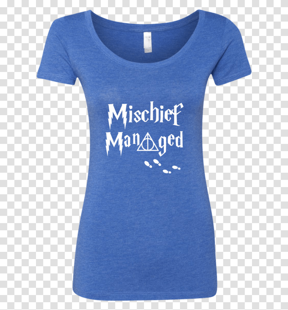 Mischief Managed Ver2 Next Level Ladies Triblend Scoop Active Shirt, Apparel, T-Shirt Transparent Png