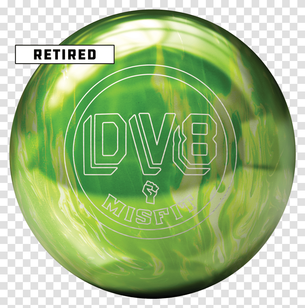 Misfit Green White Dv8 Bowling Language, Ball, Sport, Sports, Bowling Ball Transparent Png