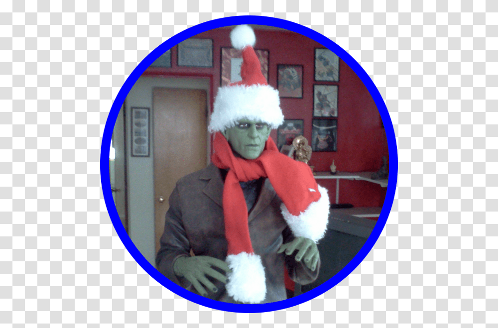 Misfit Robot Daydream Creepy Christmas Decorations Santa Christmas, Clothing, Apparel, Hat, Person Transparent Png