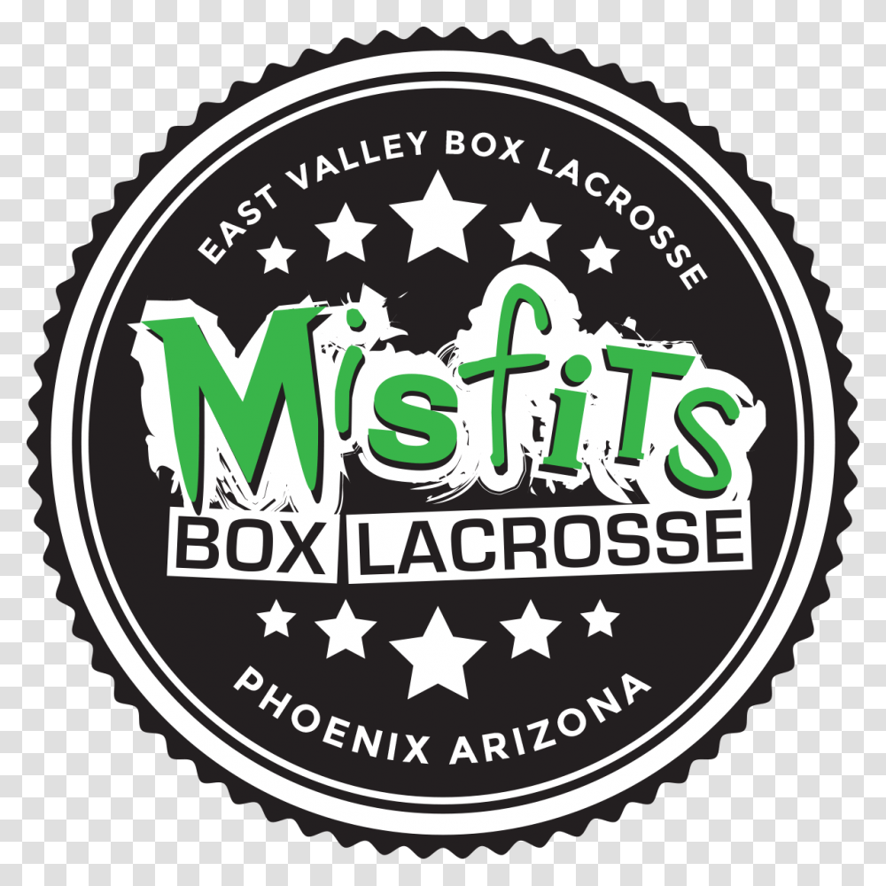 Misfits Box Lacrosse League Label, Logo, Urban Transparent Png