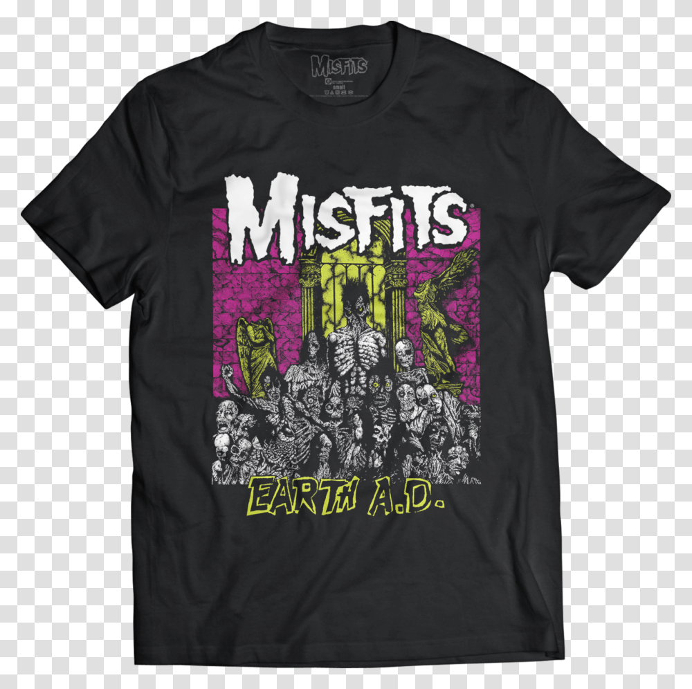 Misfits Earth Ad Wolfs Blood, Apparel, T-Shirt Transparent Png