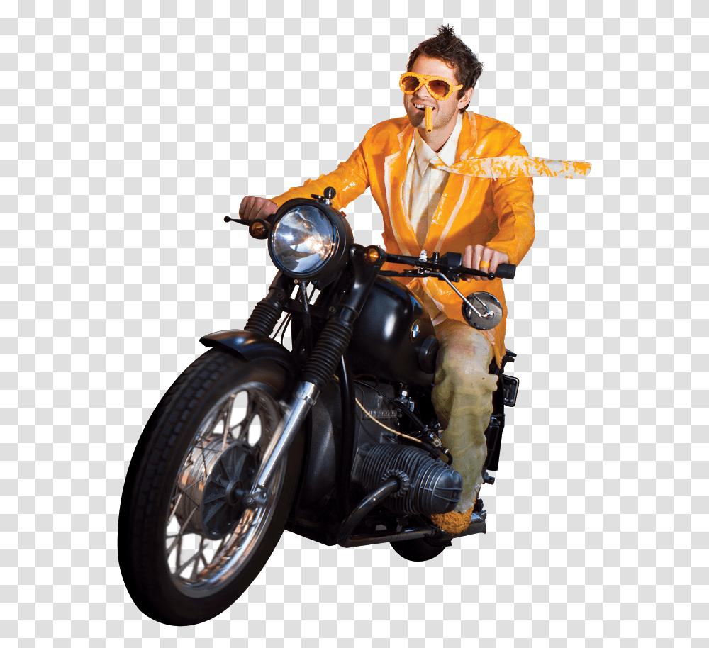 Misha Collins, Motorcycle, Person, Wheel Transparent Png