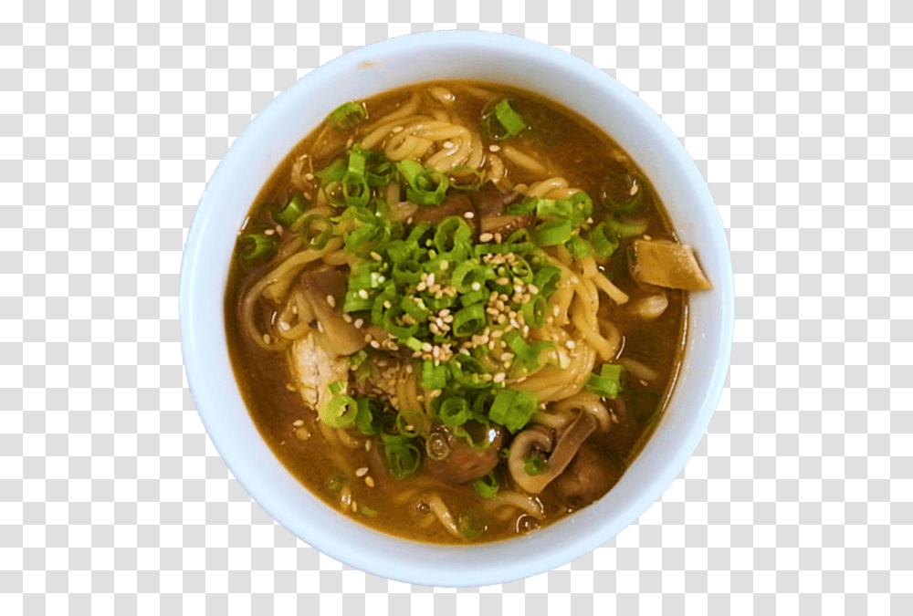 Miso Chicken Ramen Feu, Bowl, Dish, Meal, Food Transparent Png