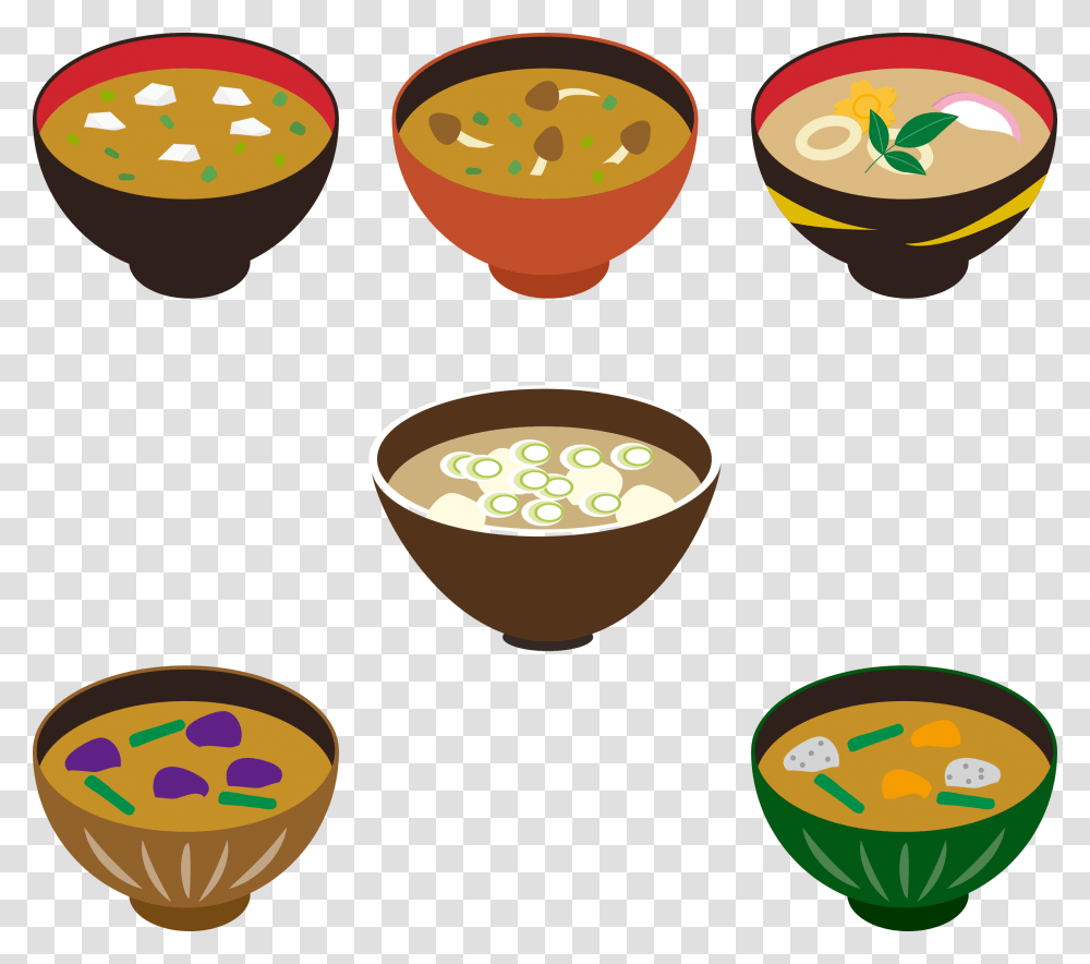 Misoshiru, Bowl, Food, Meal, Lunch Transparent Png